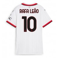 AC Milan Rafael Leao #10 Replika Bortatröja Dam 2024-25 Kortärmad